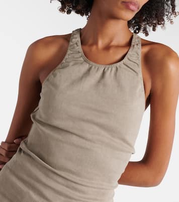 Denim tank top | Rick Owens