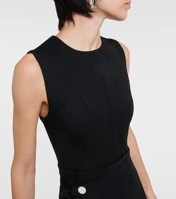 White Label Ivy midi wrap dress | Proenza Schouler