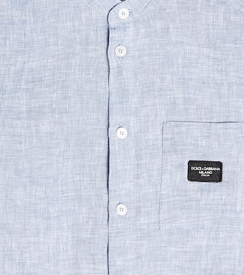 Camisa de lino | Dolce&Gabbana Kids
