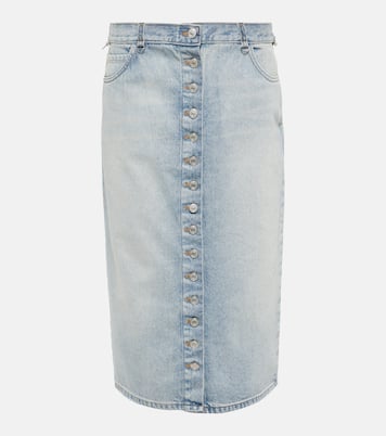 Jupe midi Multiflex en jean | Courrèges