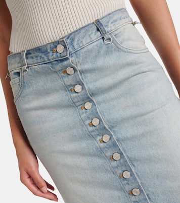 Jupe midi Multiflex en jean | Courrèges
