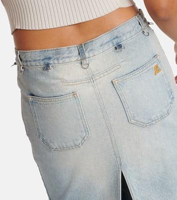 Jupe midi Multiflex en jean | Courrèges