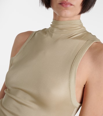 Fusion ruched faille maxi dress | Christopher Esber
