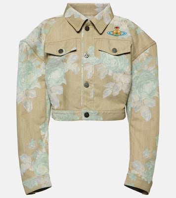 Bedruckte Cropped-Jacke aus Denim | Vivienne Westwood