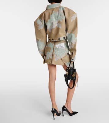 Bedruckte Cropped-Jacke aus Denim | Vivienne Westwood