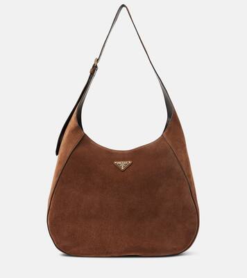 Borsa Large in suede | Prada