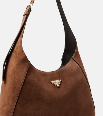 Borsa Large in suede | Prada