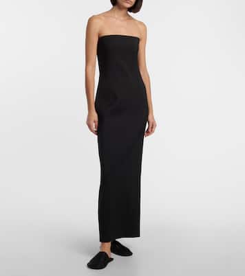 Robe longue Ward en laine et soie | The Row