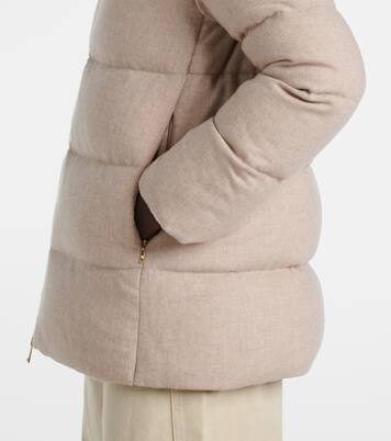 Bonaguil wool and cashmere down jacket | Moncler