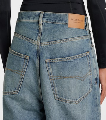 Jeans a gamba larga e vita media | Balenciaga