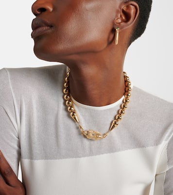 Collier No Risk No Glory en or 18 ct et diamants | Marie Lichtenberg