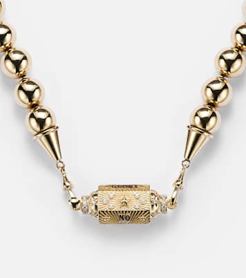 Collier No Risk No Glory en or 18 ct et diamants | Marie Lichtenberg