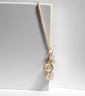 Collana Forever & Always in oro 18kt con diamanti e opale | FoundRae
