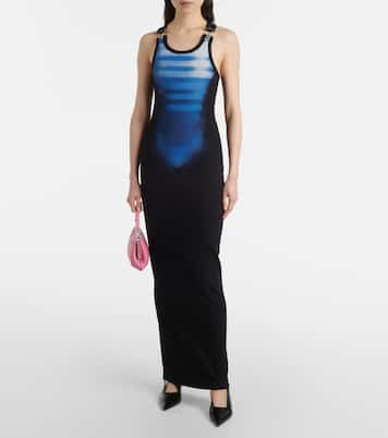 Robe midi Le Male en jersey de coton mélangé | Jean Paul Gaultier