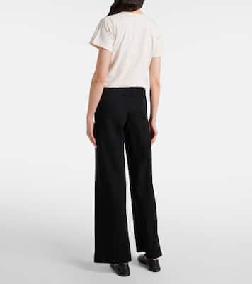 Rio high-rise ponte flared pants | Leset