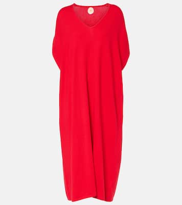 Abito midi in cotone, seta e cashmere | Jardin des Orangers