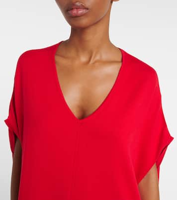 Abito midi in cotone, seta e cashmere | Jardin des Orangers