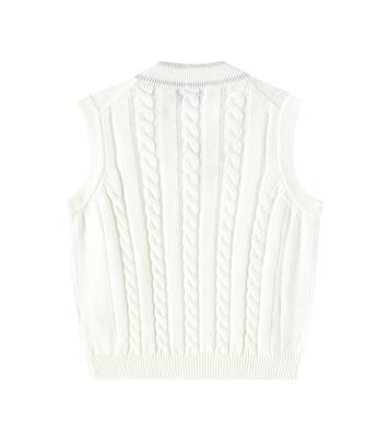 Pullover senza maniche in cotone | Brunello Cucinelli Kids