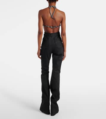 Denim bralette | Rick Owens