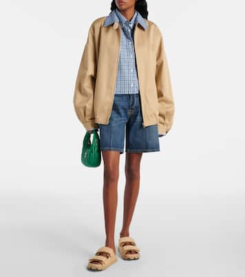 Sandalen mit Leder | Miu Miu