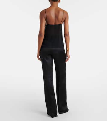 Camisole in georgette di seta | Saint Laurent