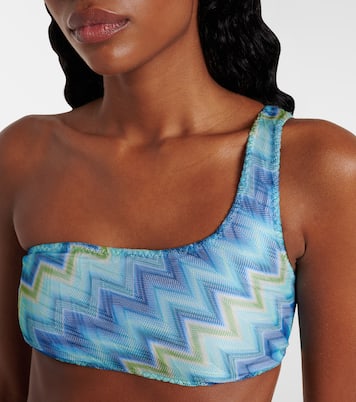 Zigzag one-shoulder bikini | Missoni
