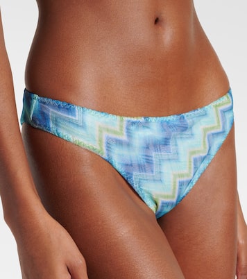 Zigzag one-shoulder bikini | Missoni