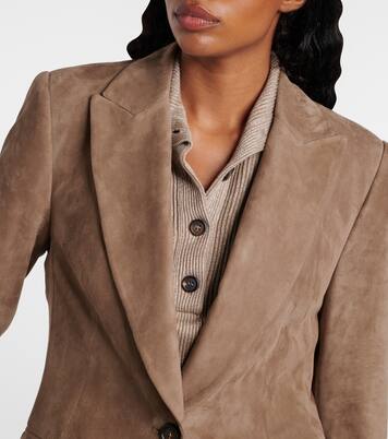 Suede blazer | Brunello Cucinelli