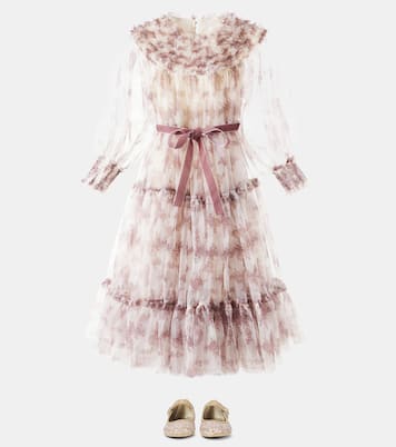 Domenica toile de jouy tulle dress | C'era Una Volta
