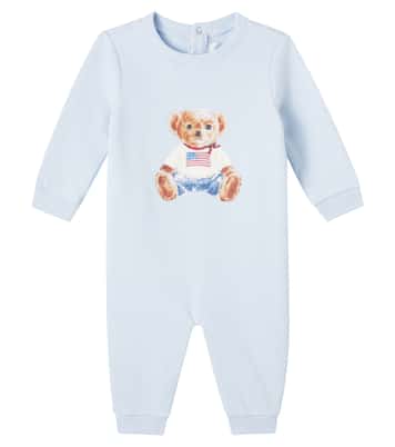 Polo Bear cotton-blend onesie | Polo Ralph Lauren Kids
