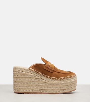 Alpargatas con cuña Maxilla de ante | Gianvito Rossi