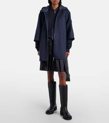 울 블렌드 케이프 | Moncler