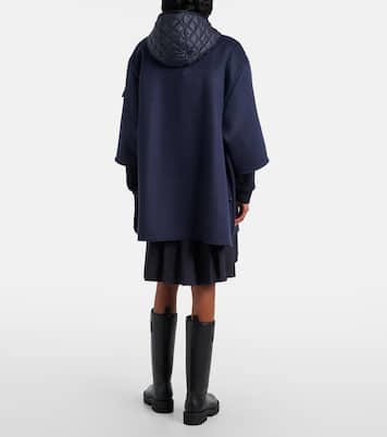 울 블렌드 케이프 | Moncler