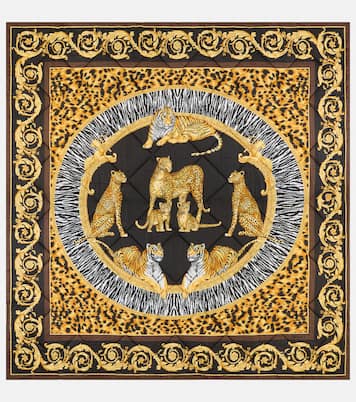 Couverture Wild Cats en satin de coton | Versace Home