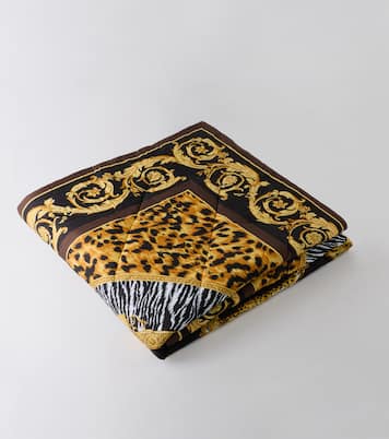 Couverture Wild Cats en satin de coton | Versace Home