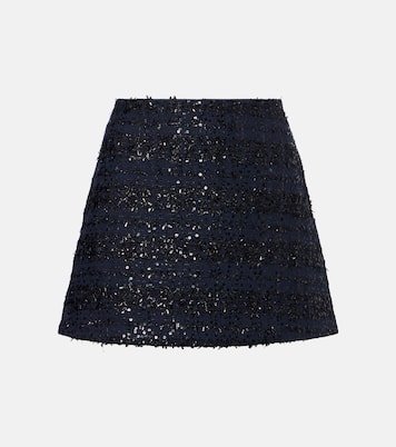 Sequined bouclé miniskirt | Rotate