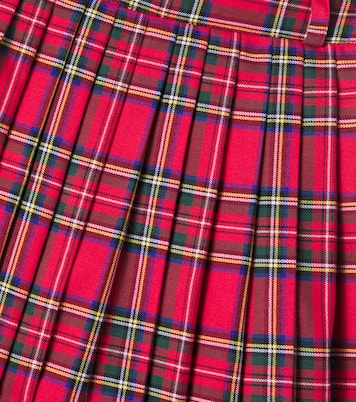 Martina plaid pleated skirt  | The New Society