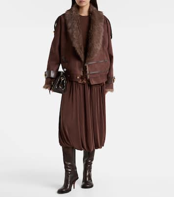 Reversible faux fur jacket | Xu Zhi