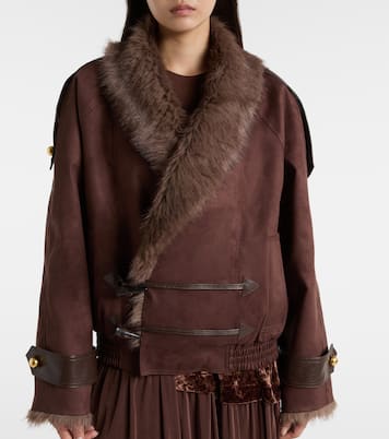 Reversible faux fur jacket | Xu Zhi