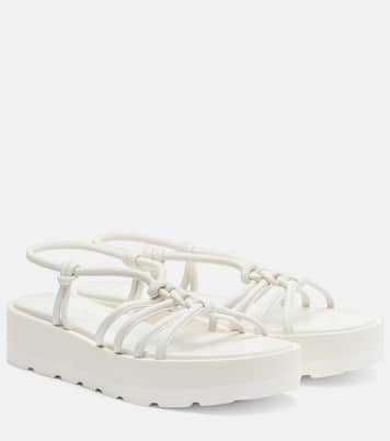 Plateausandalen Hebe aus Leder | Gianvito Rossi