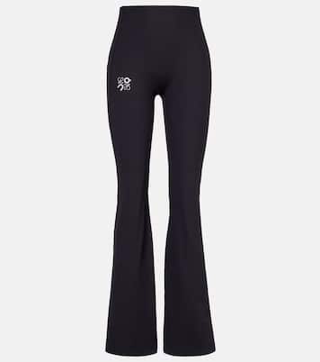 x On high-rise flared leggings | Loewe