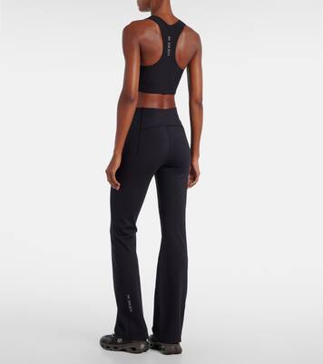 x On high-rise flared leggings | Loewe