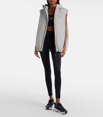 x On hooded striped puffer vest | Loewe