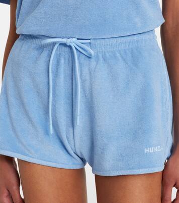 Short en coton à logo | Hunza G