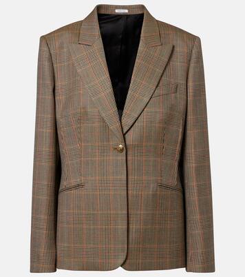 Country Check羊毛西装式外套 | McQueen
