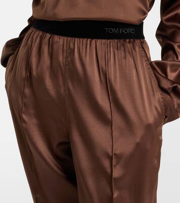 Gerade Hose aus einem Seidengemisch | Tom Ford