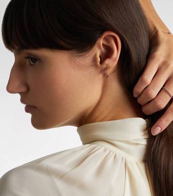 Come Closer 10kt gold huggie earrings | Stone and Strand