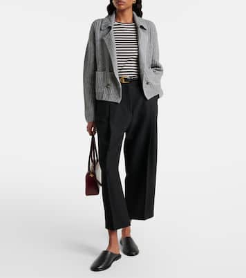 Cotton and cashmere cardigan | Jardin des Orangers