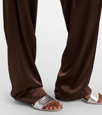 55 metallic leather mules | Tom Ford