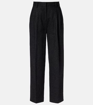 Gerade Hose aus Flanell aus einem Wollgemisch | Toteme